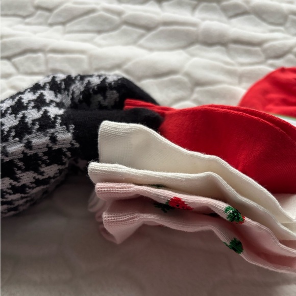 kate spade NY Strawberry Quarter Socks 3 Pairs - Picture 3 of 3